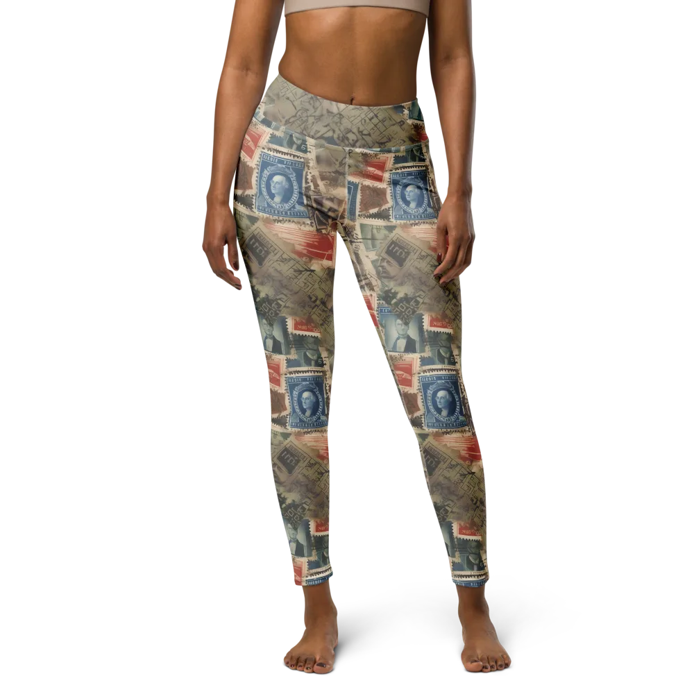 Postmark Reverie on Yoga Leggings — Front