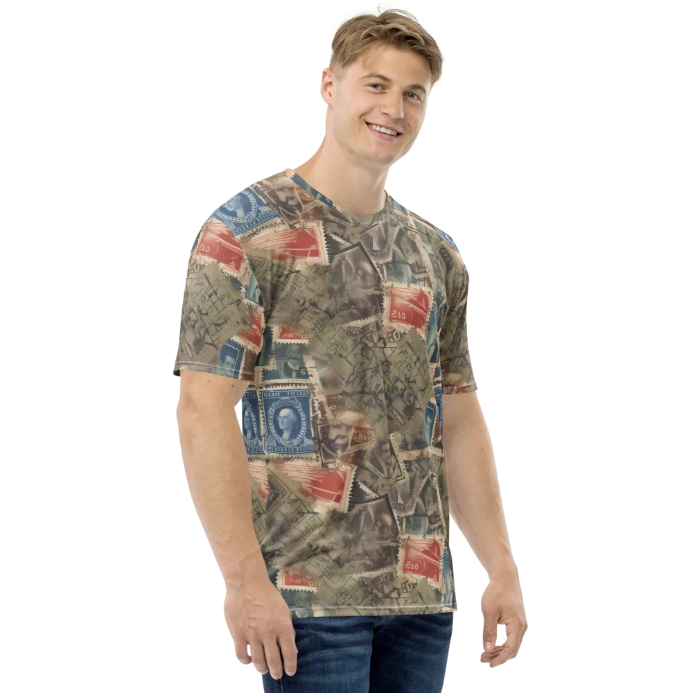 Postmark Reverie on Men's Crew Neck T-Shirt — Right