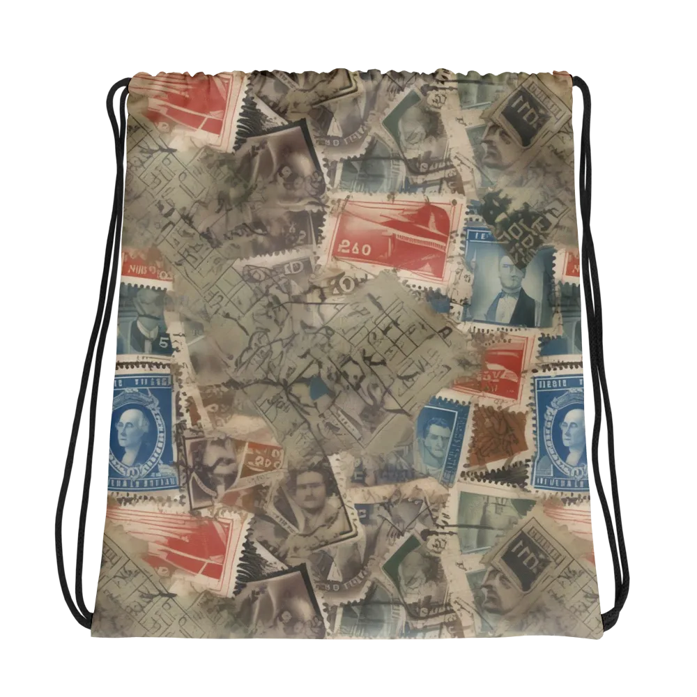 Postmark Reverie on Drawstring Bag — Photo