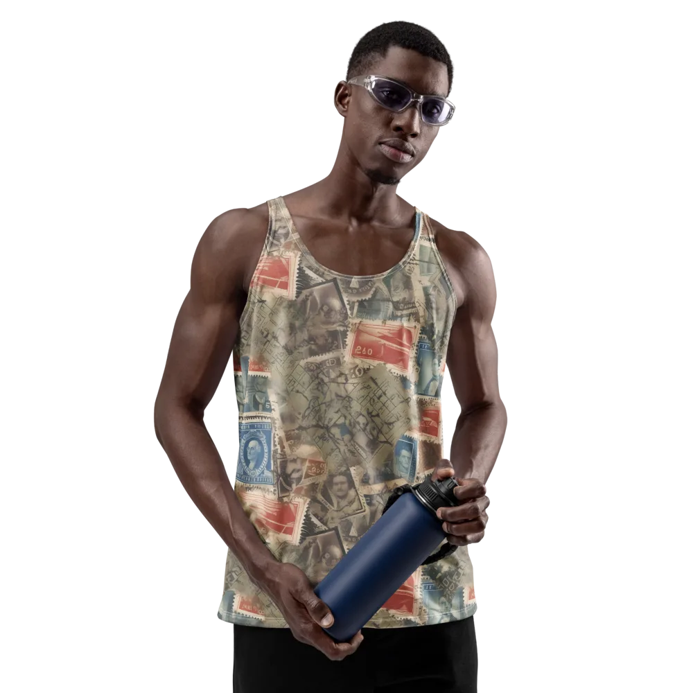 Postmark Reverie on Men's Tank Top — Front