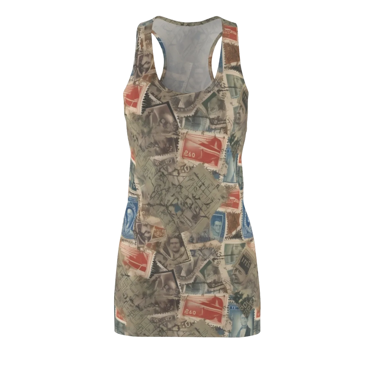 Postmark Reverie on Racerback Dress — Front