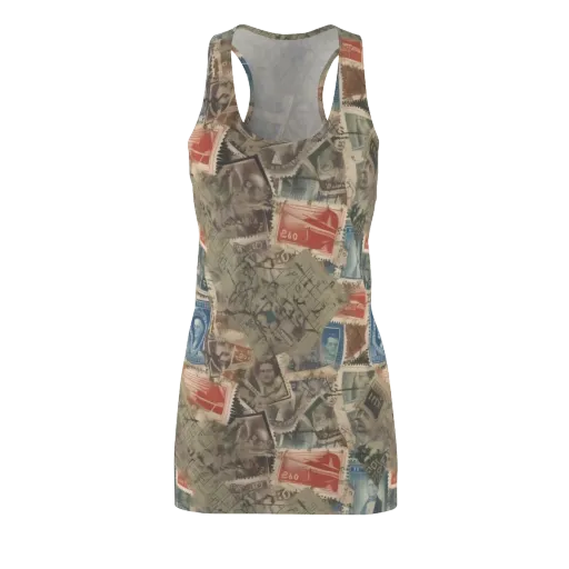 Postmark Reverie on a Racerback Dress