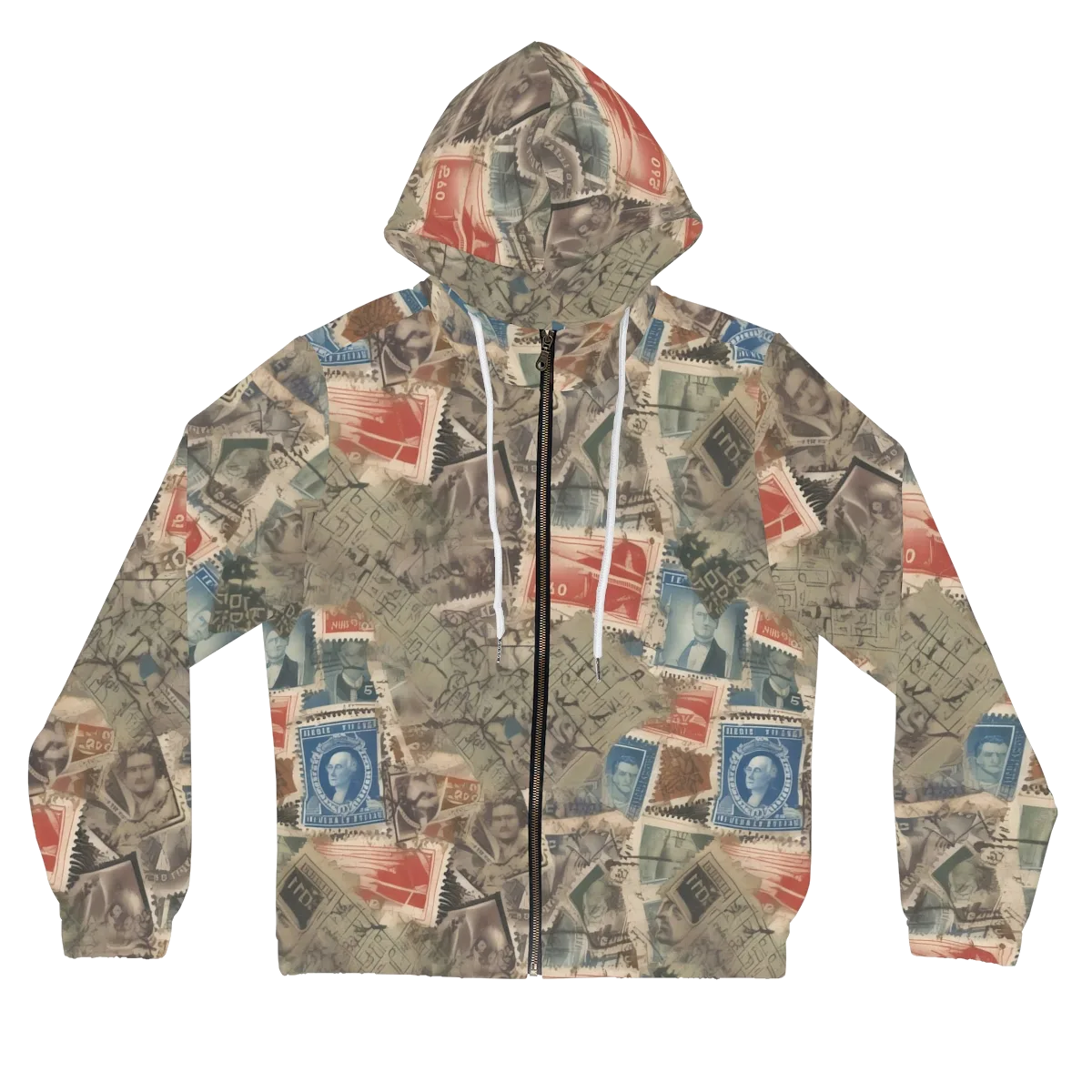 Postmark Reverie on Women's Full-Zip Hoodie — Front
