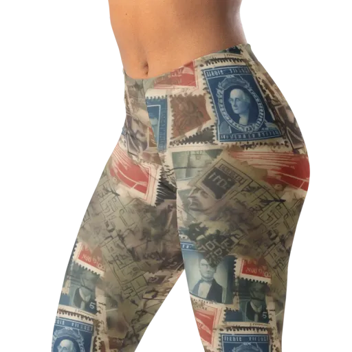 Postmark Reverie on a Leggings