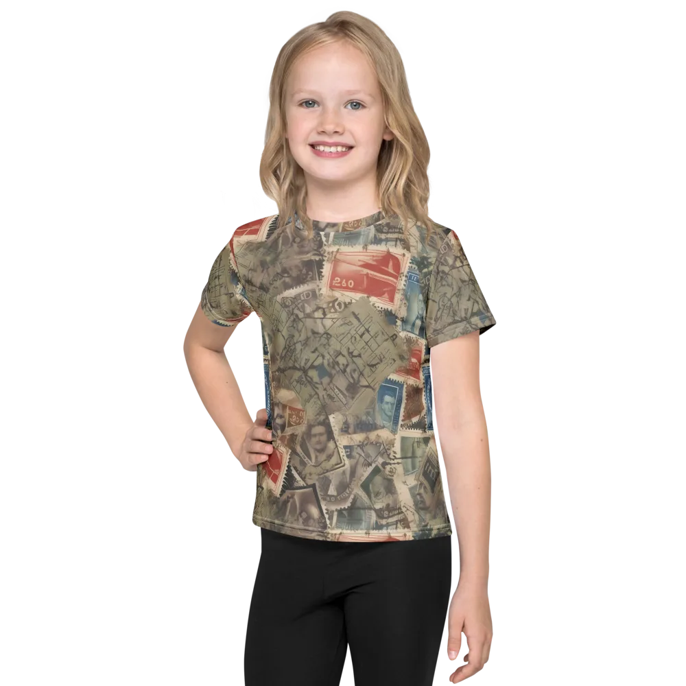 Postmark Reverie on Kids Crew Neck T-Shirt — Front