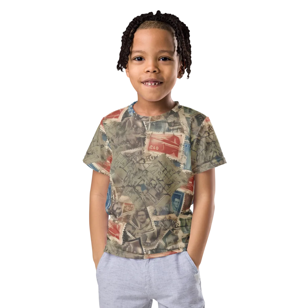 Postmark Reverie on Kids Crew Neck T-Shirt — Front