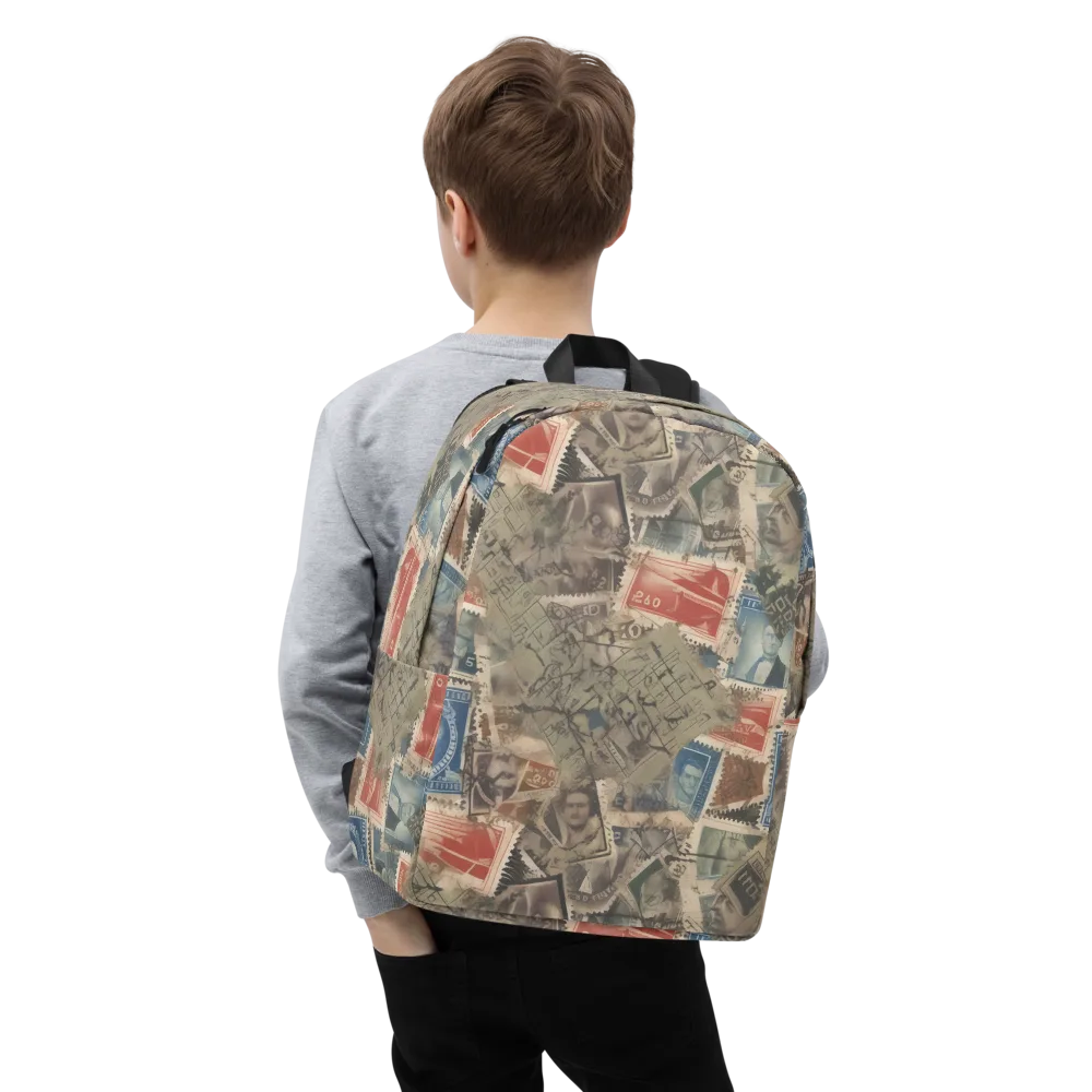Postmark Reverie on Minimalist Backpack — Zoomed-in