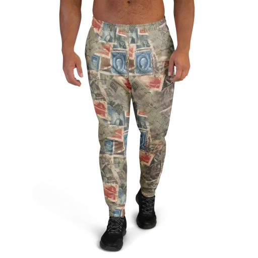 Postmark Reverie on a Men's Joggers
