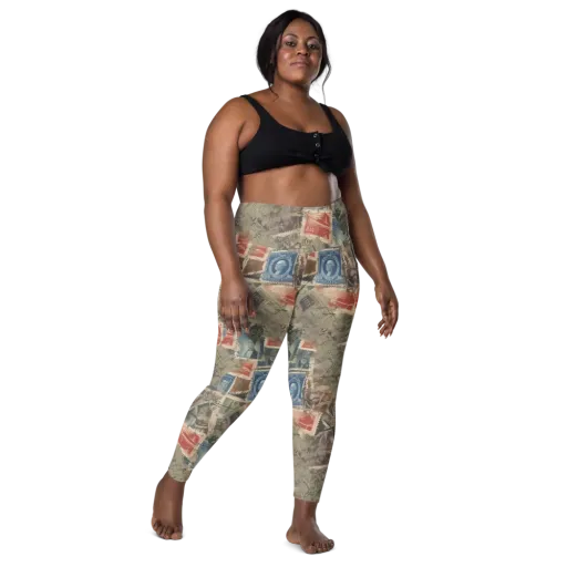 Postmark Reverie on a Leggings with Pockets