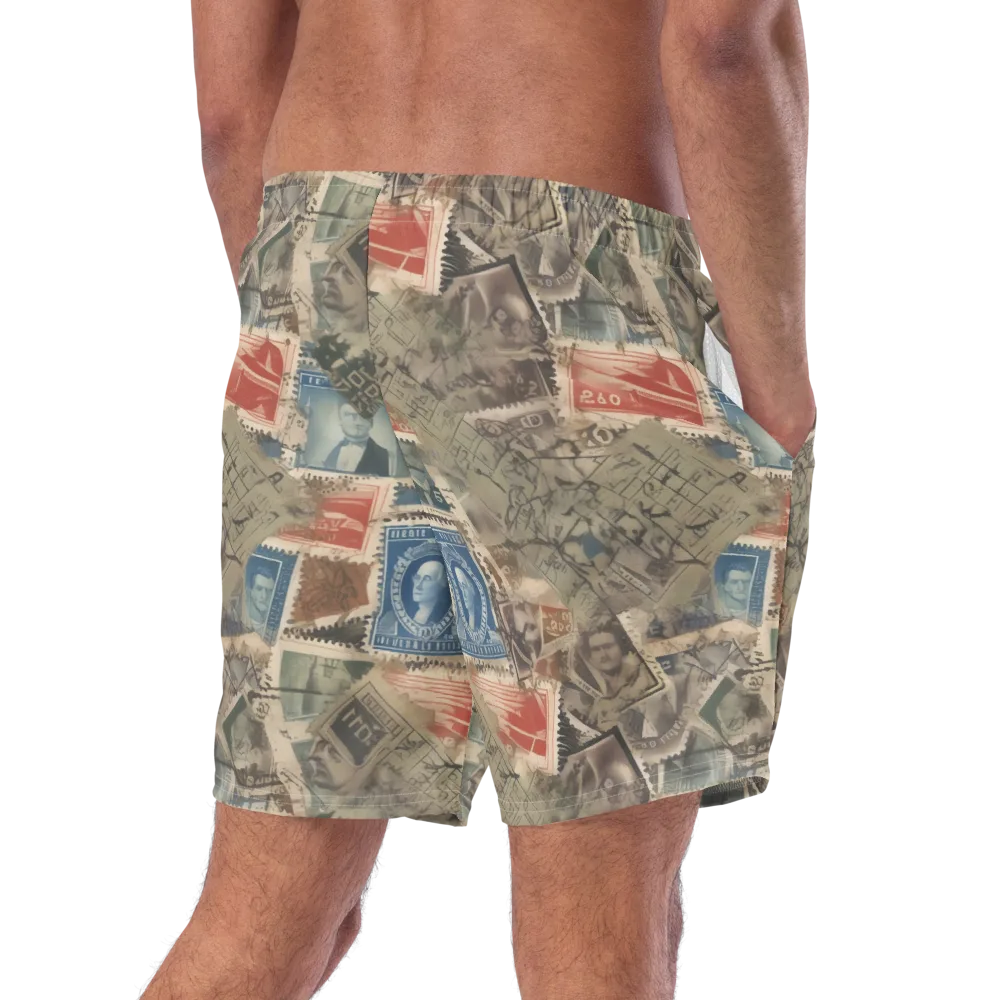 Postmark Reverie on Swim Trunks — Right Back