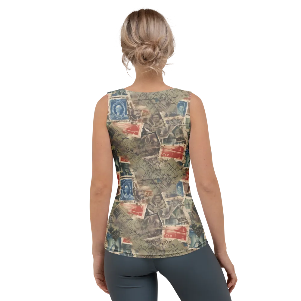 Postmark Reverie on Women's Tank Top — Back