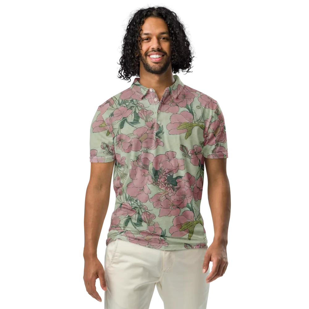 Rosewater Archive on Men's Slim Fit Polo Shirt — Front