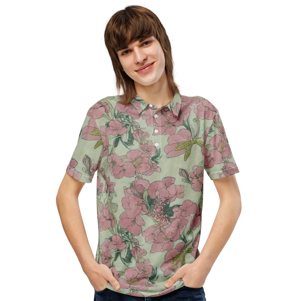 Rosewater Archive on Men's Slim Fit Polo Shirt — Front