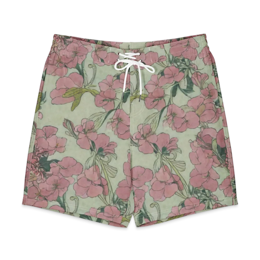 Rosewater Archive on Men's Board Shorts — Front