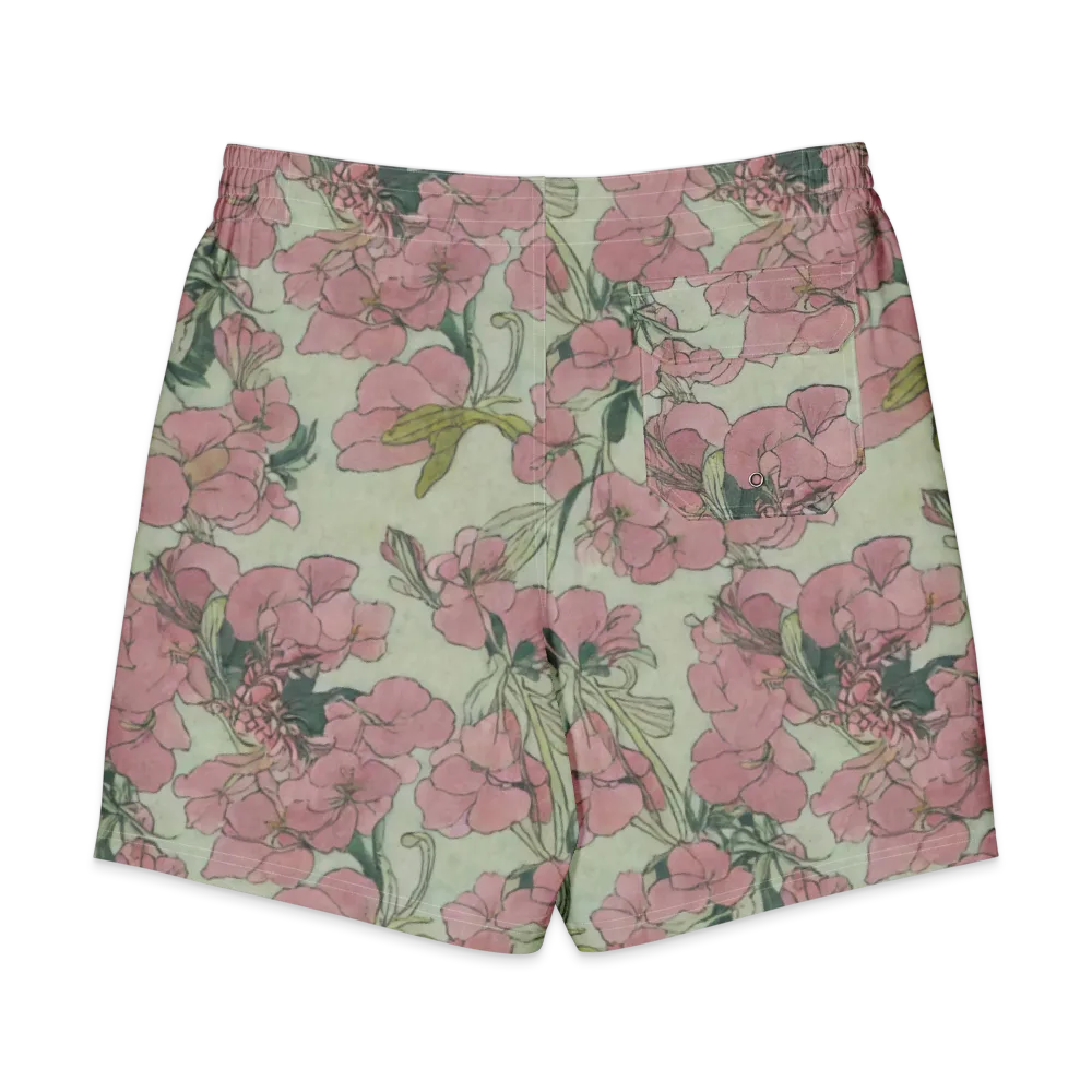 Rosewater Archive on Men's Board Shorts — Back