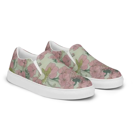 Rosewater Archive on a Men's Slip-On Canvas Shoes