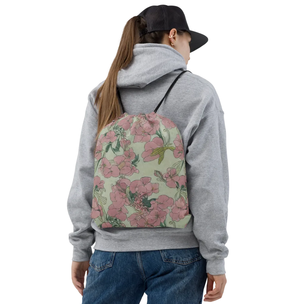 Rosewater Archive on Drawstring Bag — Front