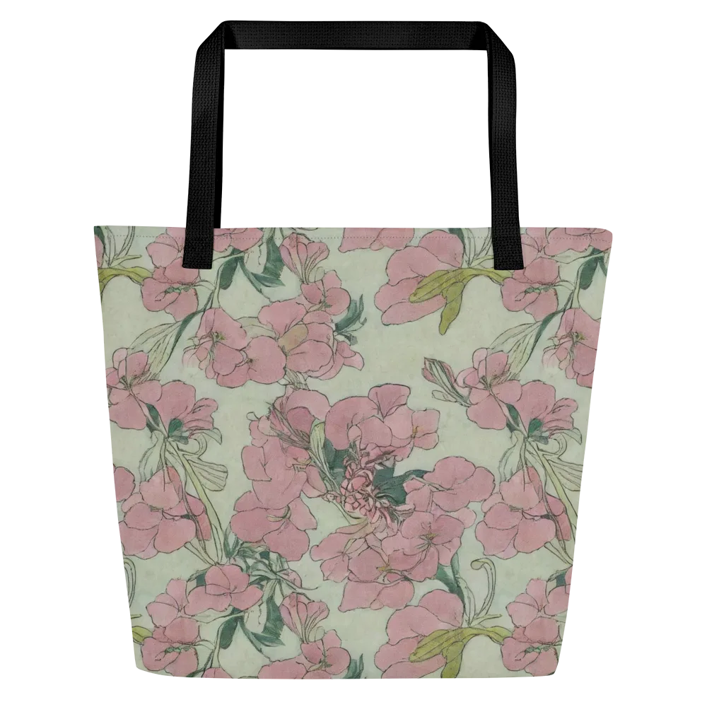 Rosewater Archive on Large Tote Bag W/ Pocket — Front