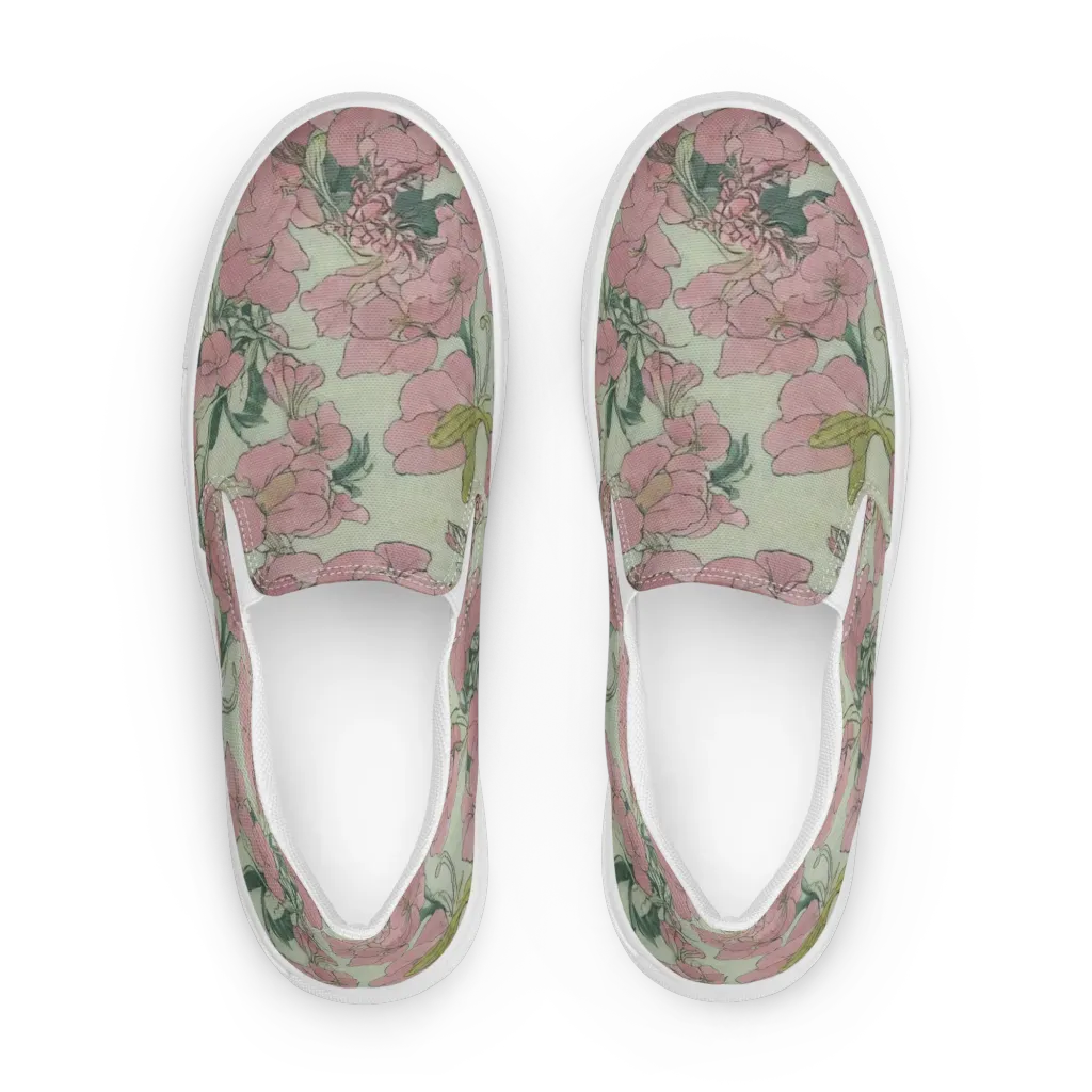 Rosewater Archive on Women's Slip-On Canvas Shoes — Front