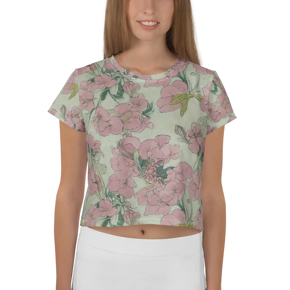 Rosewater Archive on Crop Tee — Front