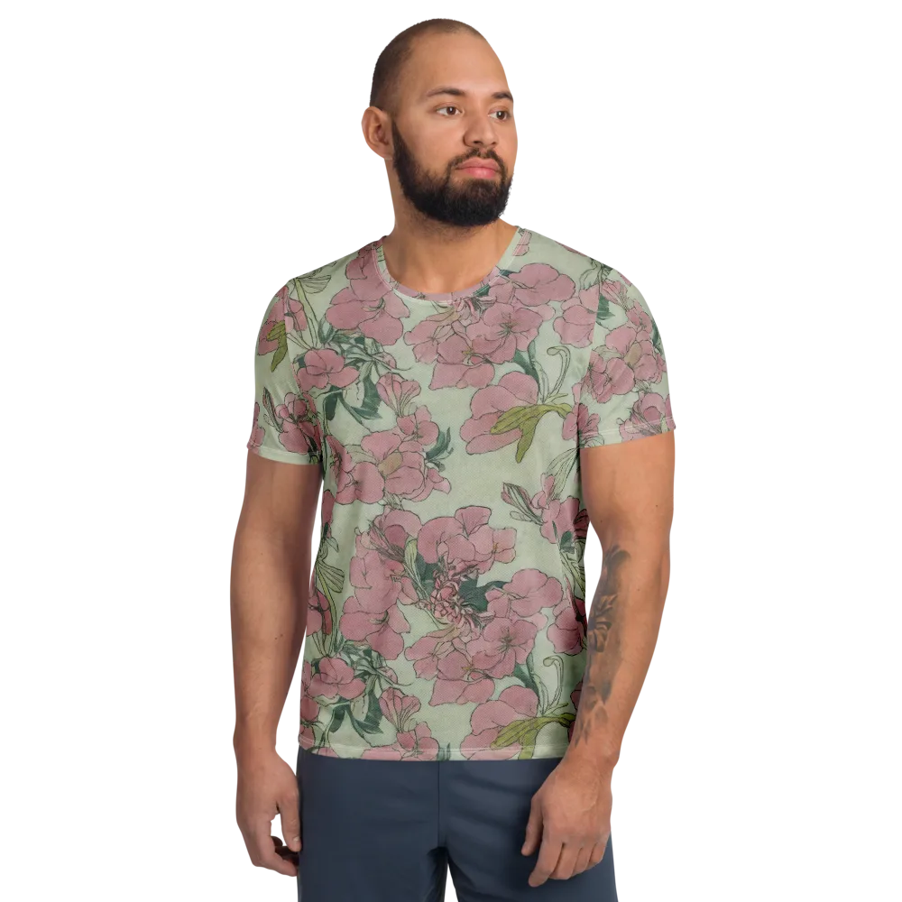 Rosewater Archive on Men's Athletic T-Shirt — Front