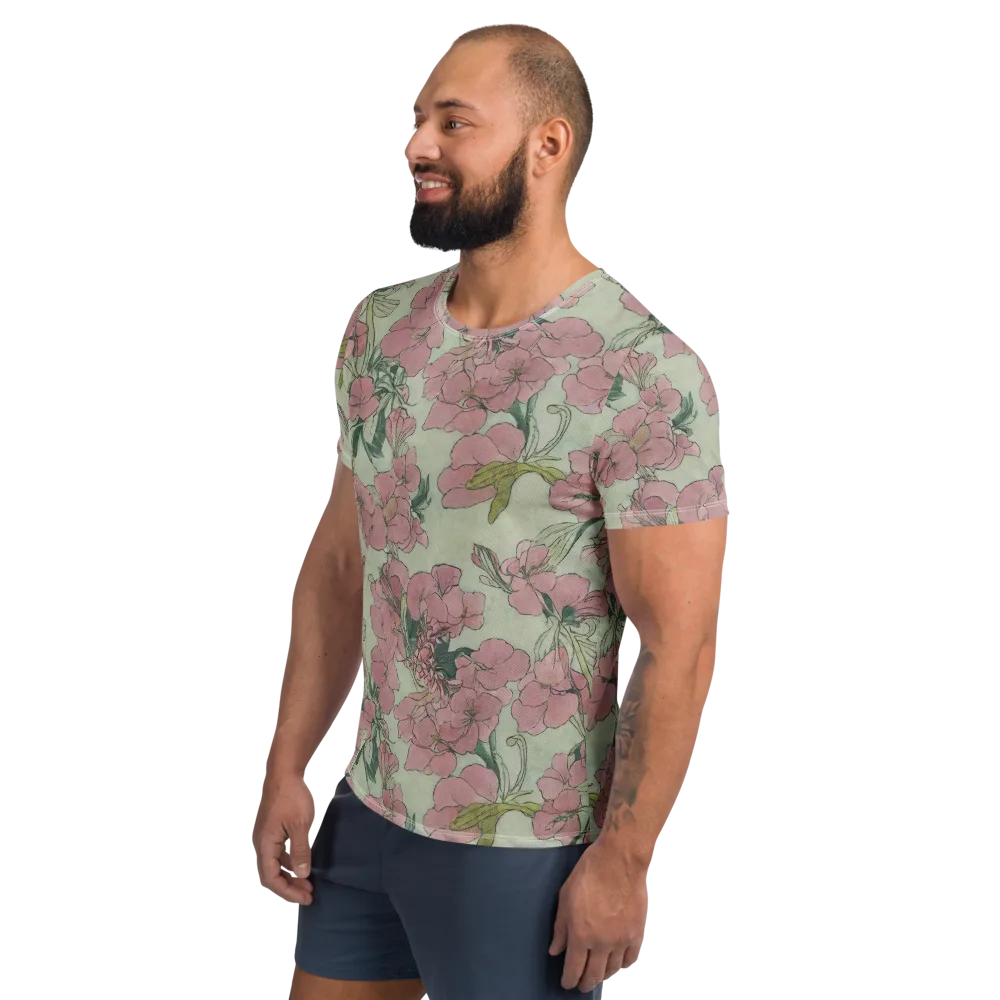 Rosewater Archive on Men's Athletic T-Shirt — Left