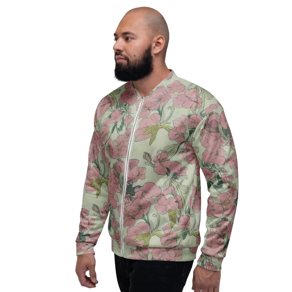 Rosewater Archive on Bomber Jacket — Left