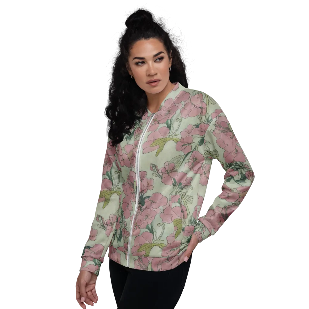 Rosewater Archive on Bomber Jacket — Left