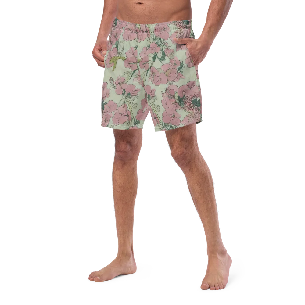 Rosewater Archive on Swim Trunks — Left Front