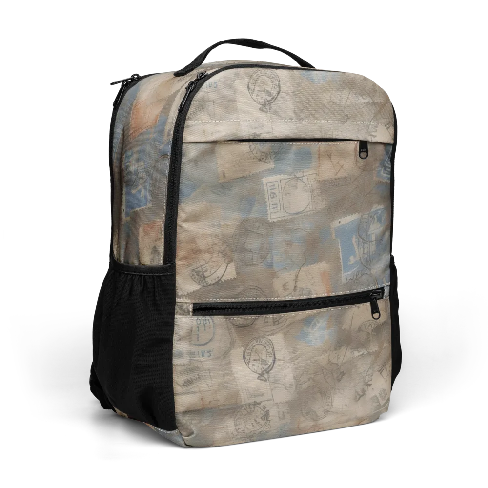 Air Mail Haze on Utility Backpack — Right Front