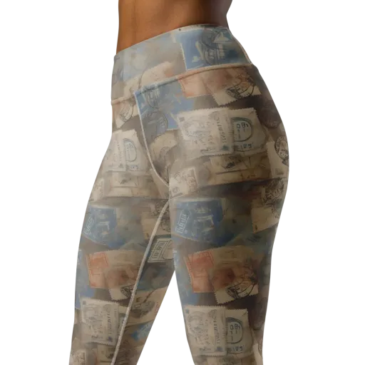 Air Mail Haze on a Yoga Leggings