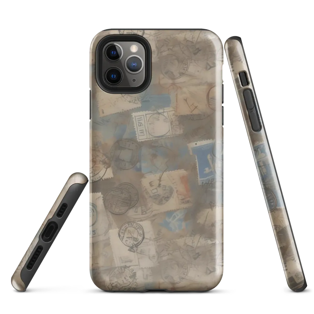 Air Mail Haze on Tough Case for iPhone® — Front