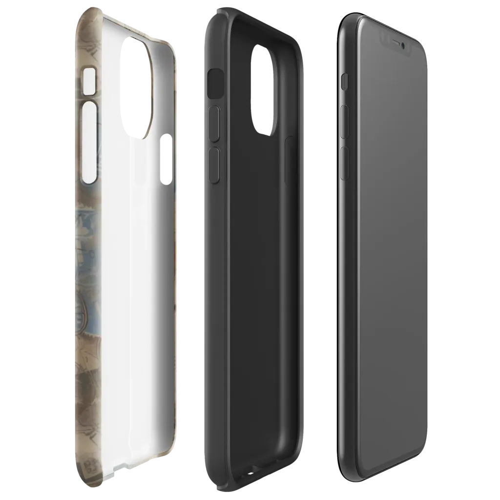 Air Mail Haze on Tough Case for iPhone® — Right