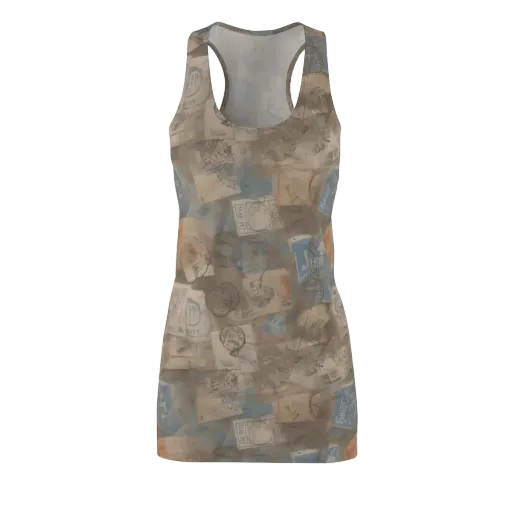 Air Mail Haze on a Racerback Dress