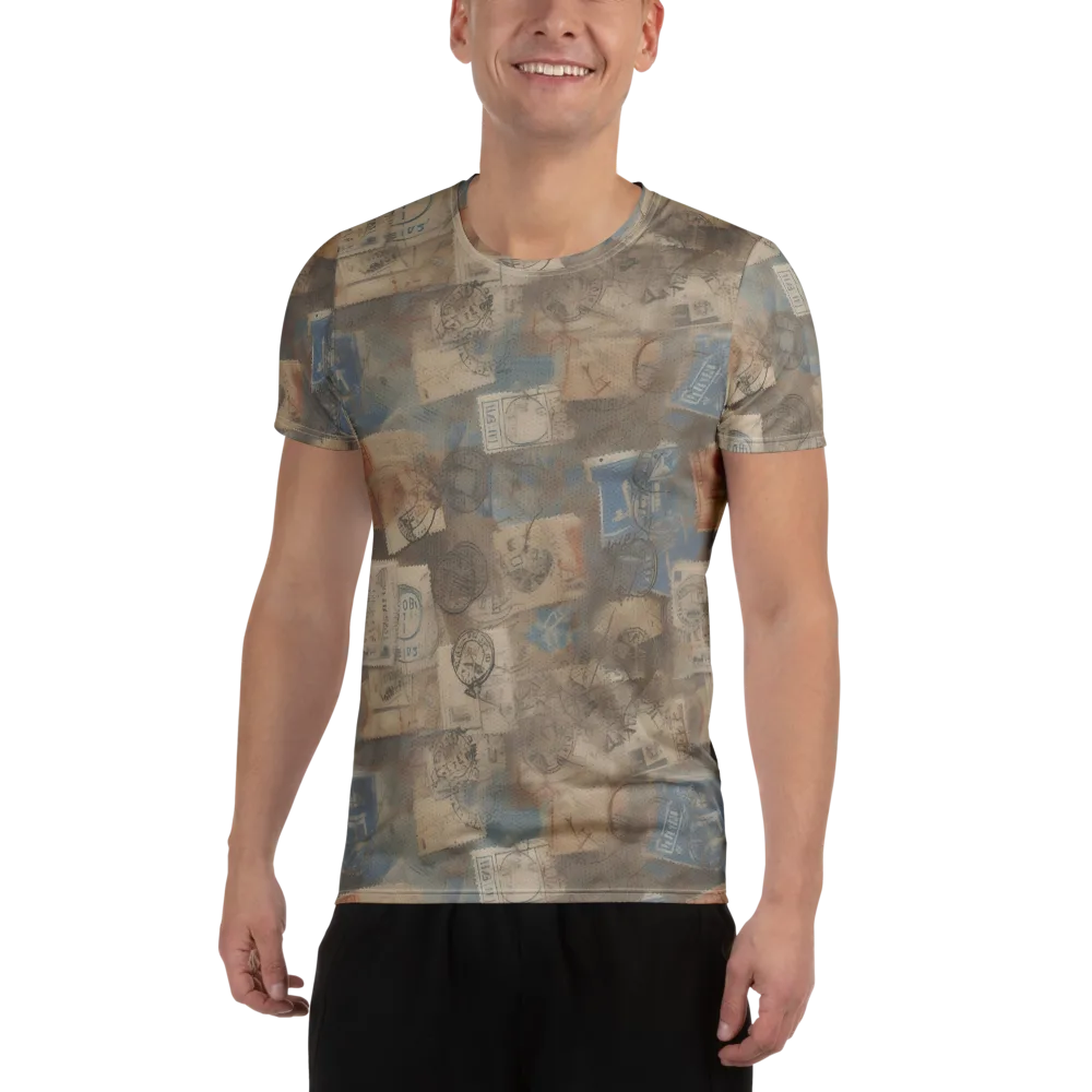 Air Mail Haze on Men's Athletic T-Shirt — Front