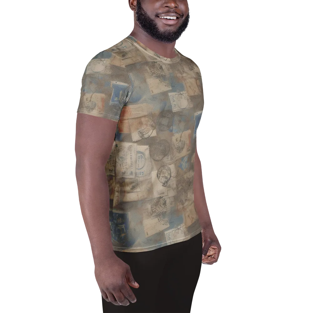 Air Mail Haze on Men's Athletic T-Shirt — Right