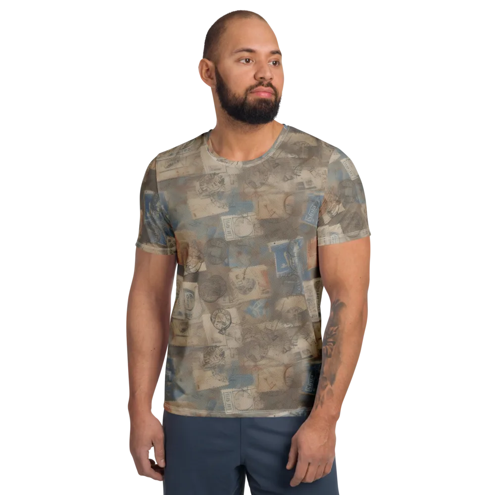 Air Mail Haze on Men's Athletic T-Shirt — Front