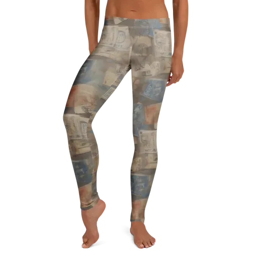 Air Mail Haze on a Leggings