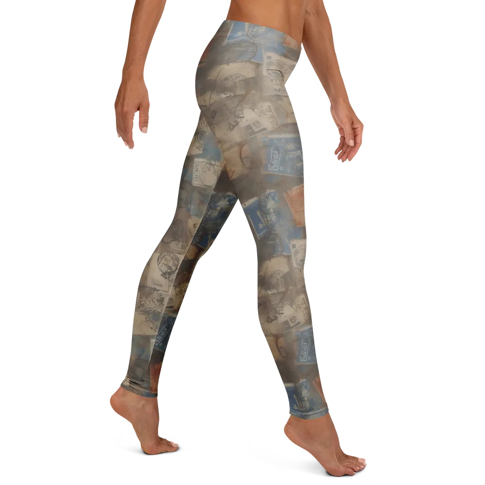 Air Mail Haze on Leggings — Right
