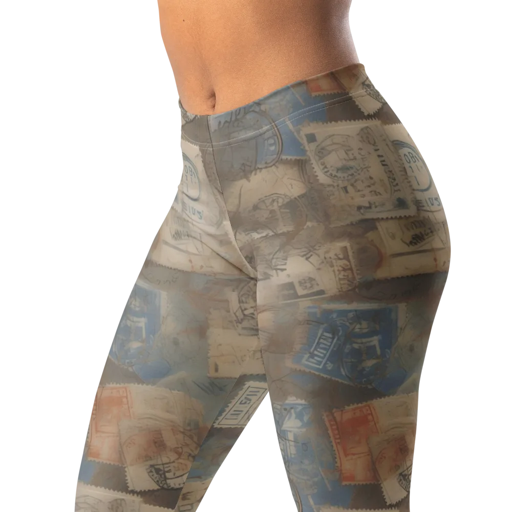 Air Mail Haze on Leggings — Left Front