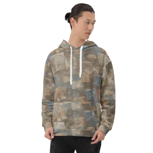 Air Mail Haze on a Hoodie