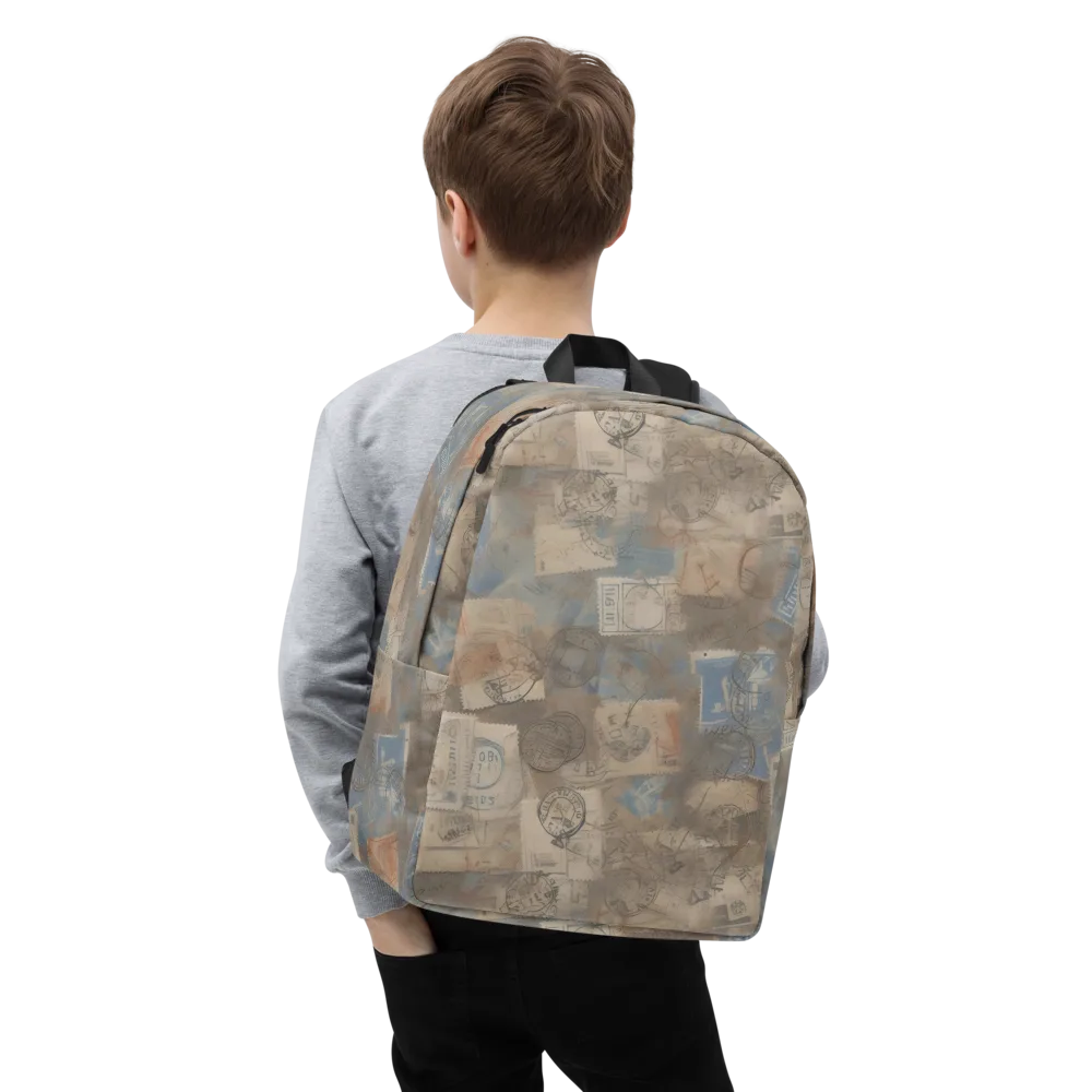 Air Mail Haze on Minimalist Backpack — Zoomed-in