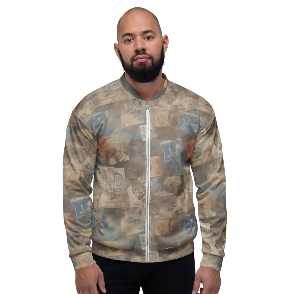 Air Mail Haze on Bomber Jacket — Front
