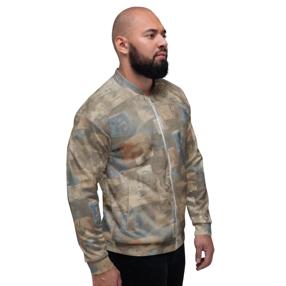 Air Mail Haze on Bomber Jacket — Right