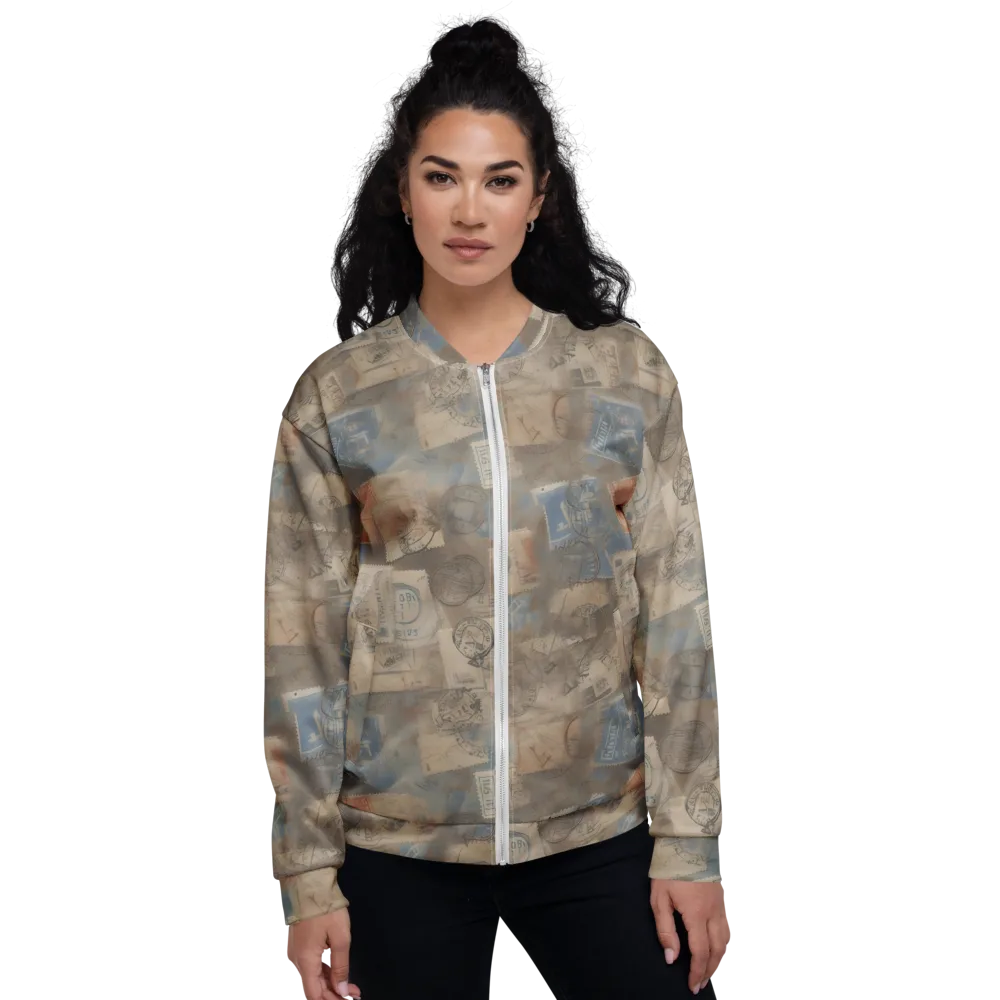 Air Mail Haze on Bomber Jacket — Front