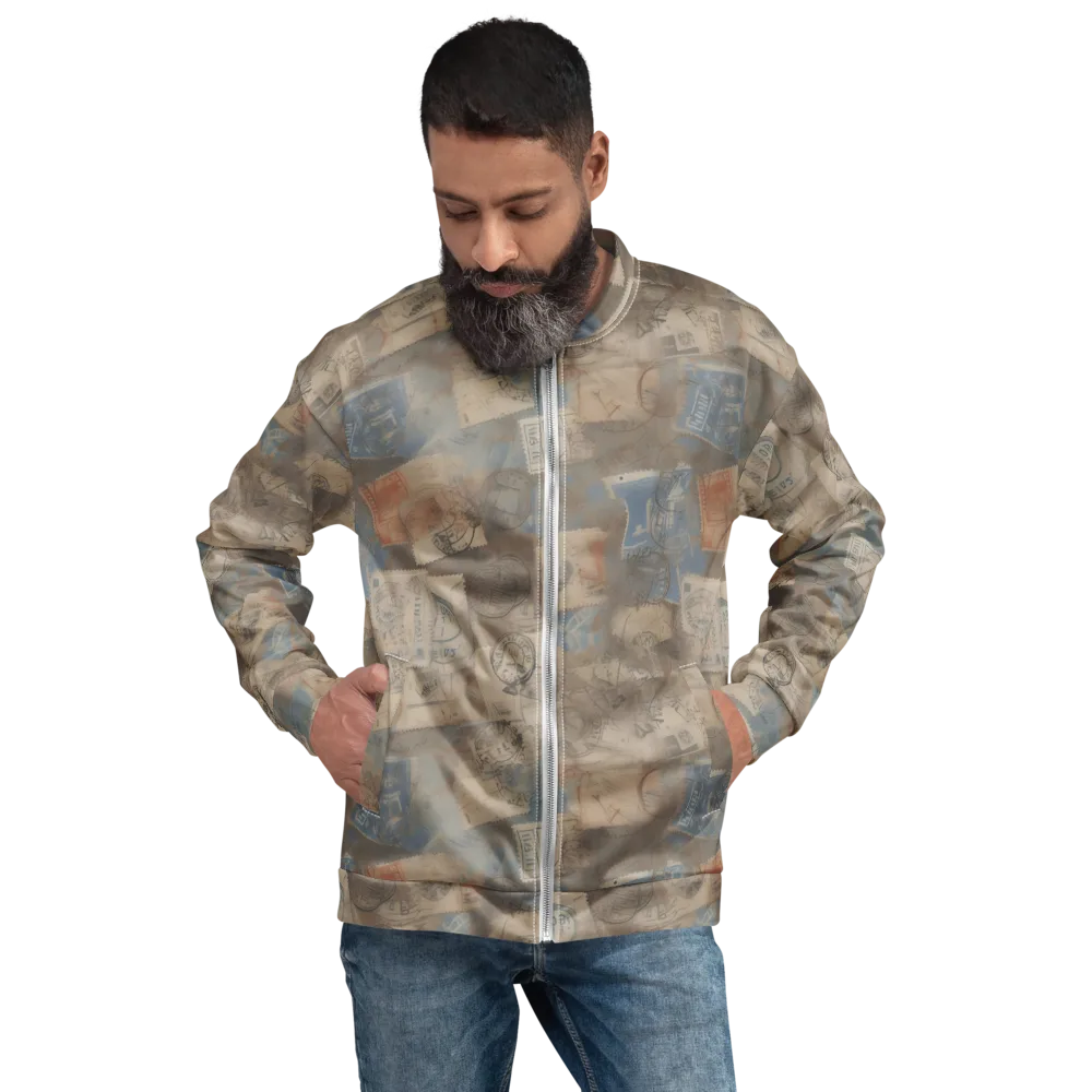 Air Mail Haze on Bomber Jacket — Front