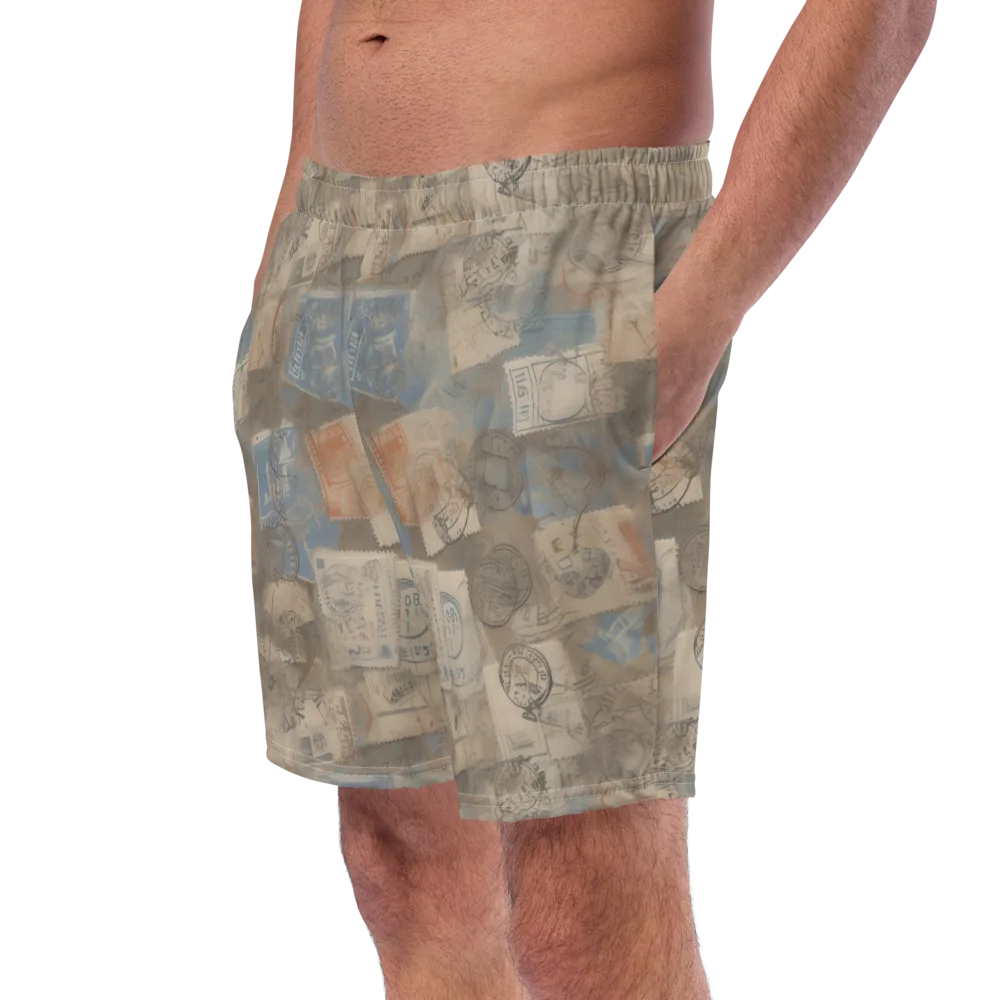 Air Mail Haze on Swim Trunks — Left Front