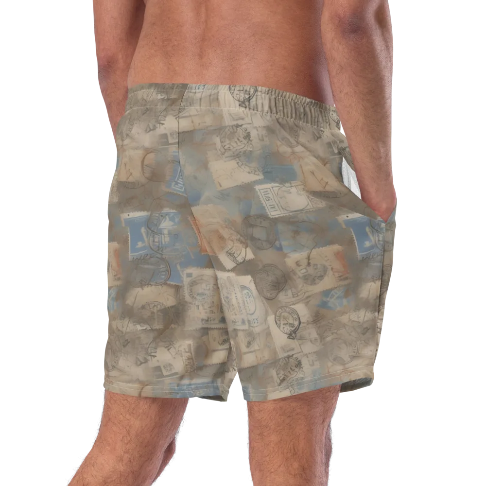 Air Mail Haze on Swim Trunks — Right Back