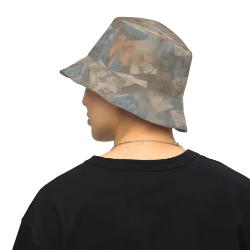 Air Mail Haze on a Reversible Bucket Hat