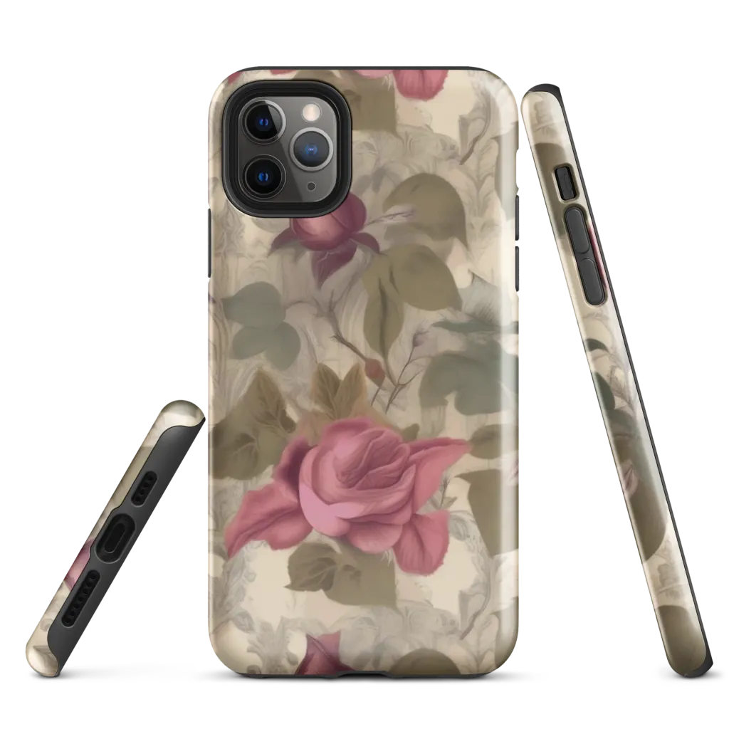 Rosewood Reverie on Tough Case for iPhone® — Front